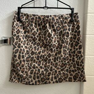 cheetah print skirt